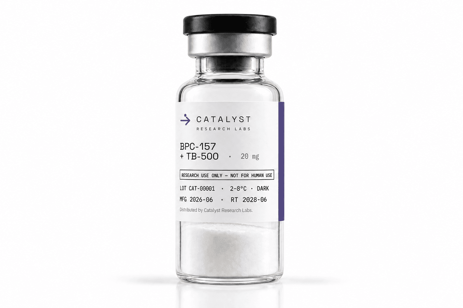 BPC-157 + TB-500 research vial