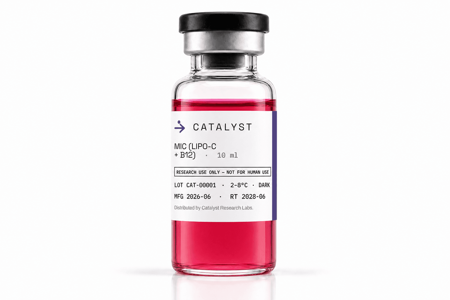 MIC (Lipo-C + B12) research vial