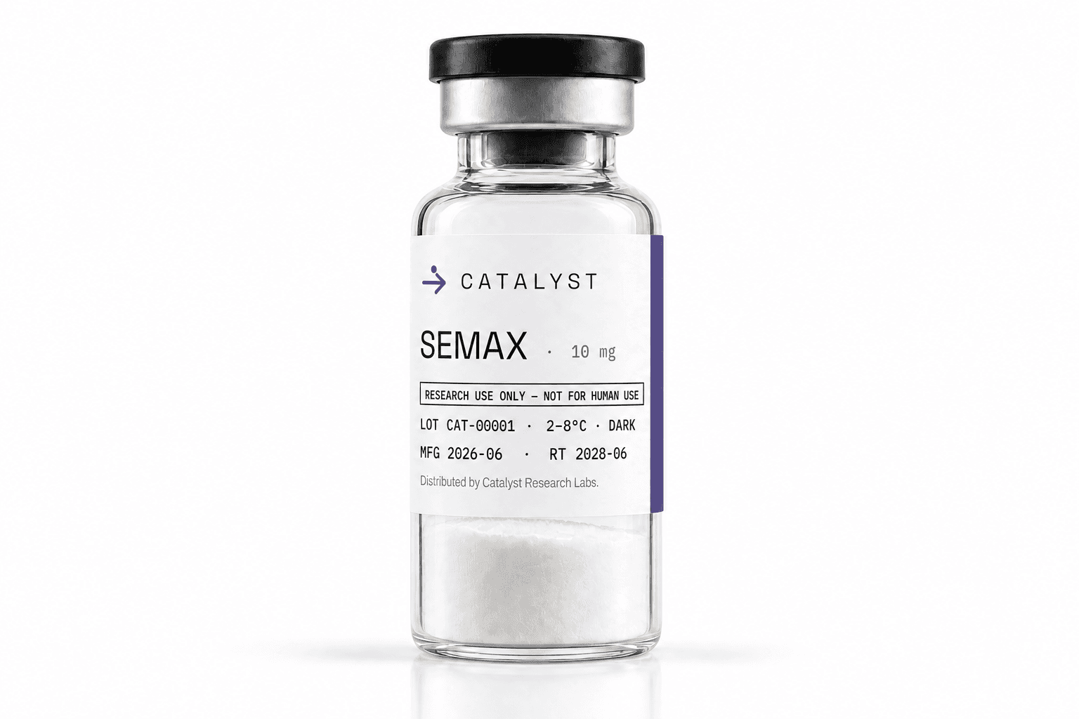 Semax research vial